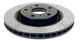DBA 09-16 Mini Cooper (con frenos JCW) Rotor delantero perforado y ranurado Street Series