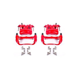 Power Stop 05-18 Nissan Frontier Front Red Calipers w/Brackets - Pair