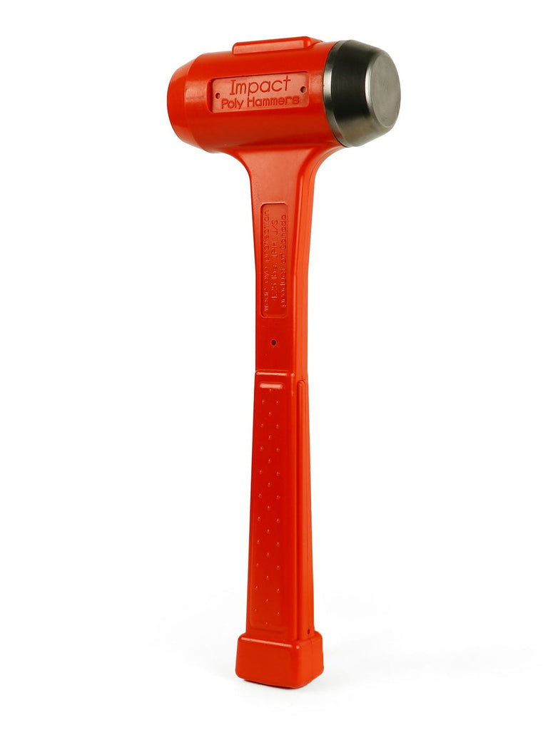 Impact Poly Hammers 4.25 Lbs Orange Polyurethane Dual Faced Dead Blow Hammer