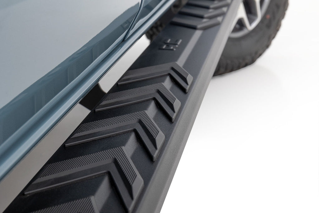 BA2 Running Boards Side Step Bars 4-Door Ford Bronco 4WD (2021-2025) Rough Country