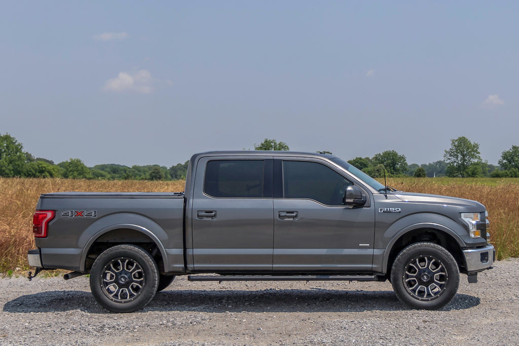 BA2 Running Board Side Step Bars Ford F-150/F-250/F-350 2WD/4WD (15-26) Rough Country