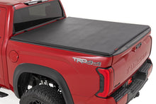 Load image into Gallery viewer, Soft Tri-Fold Bed Cover 5 Foot 7 Inch Bed with and w/o OE Rail Toyota Tundra (22-26) Rough Country