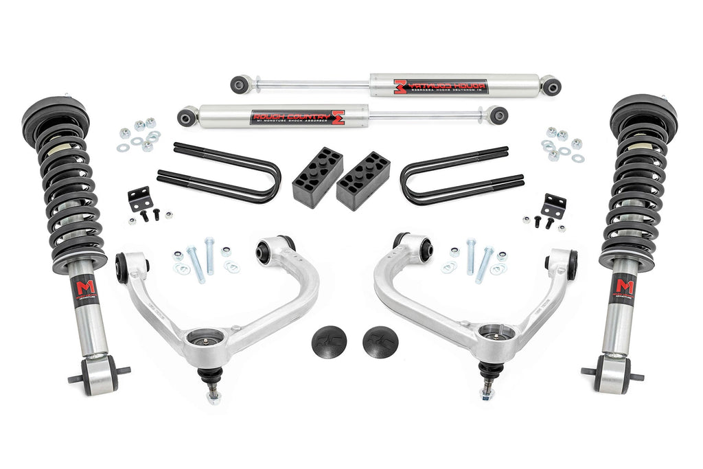 3 Inch Lift Kit Forged UCA M1/M1 Ford F-150 4WD (2021-2026) Rough Country