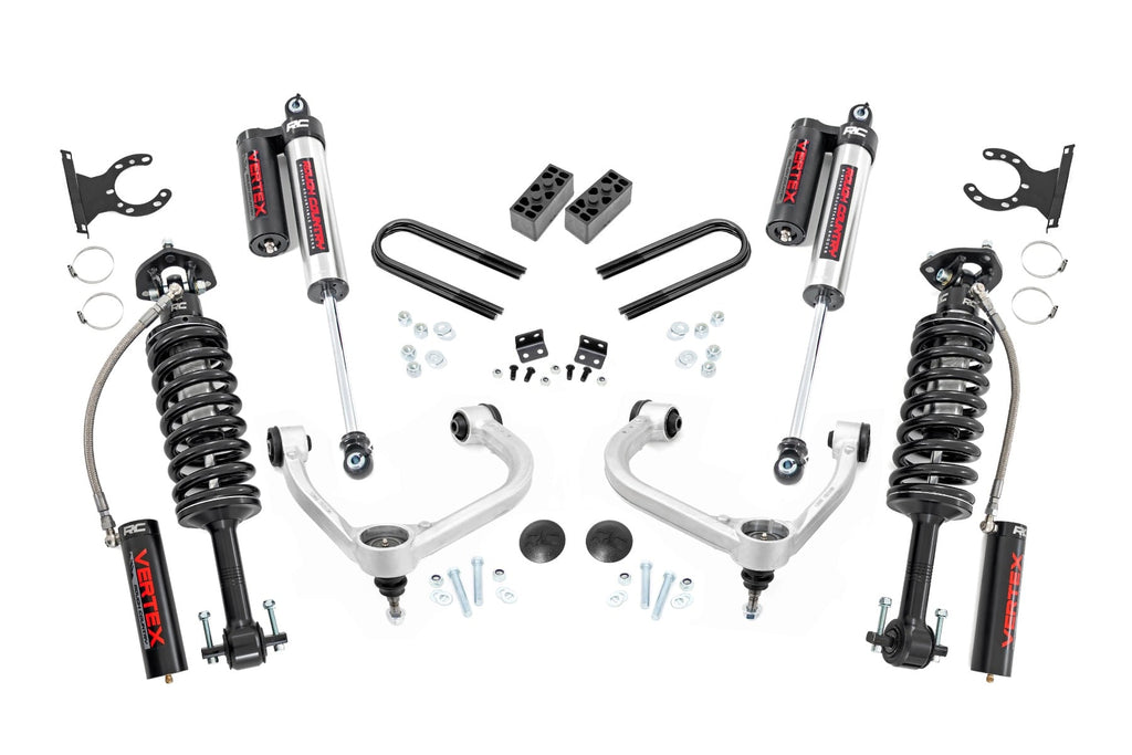 3 Inch Lift Kit Fabbed UCA Vertex Ford F-150 4WD (2021-2026) Rough Country