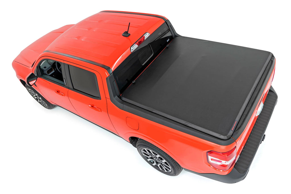 Soft Tri-Fold Bed Cover 4 Foot 6 Inch Bed Ford Maverick 2WD/4WD (2022-2026) Rough Country