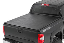 Load image into Gallery viewer, Soft Tri-Fold Bed Cover 5 Foot 7 Inch Bed No OE Rail Toyota Tundra (07-21) Rough Country
