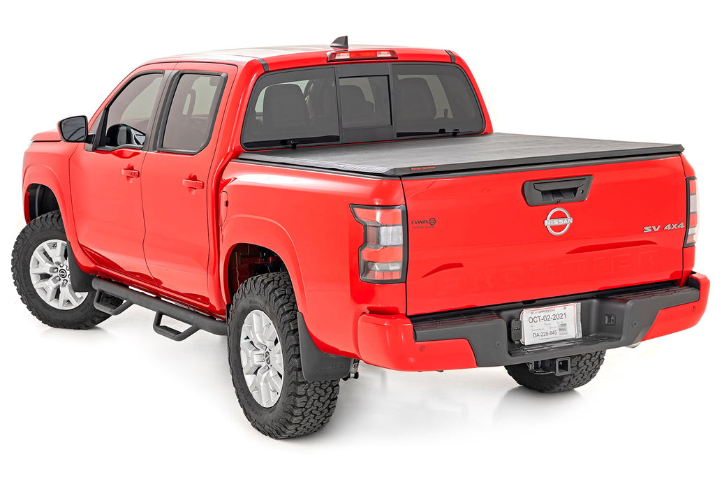 Soft Tri-Fold Bed Cover 5 Foot Bed Nissan Frontier 2WD/4WD (2022-2026) Rough Country