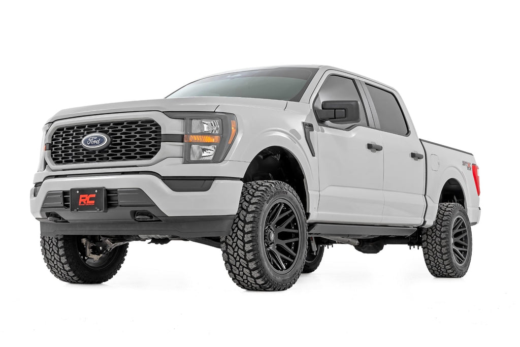 4 inch Lift Kit Forged UCA M1/M1 No Cut Ford F-150 4WD (2021-2026) Rough Country