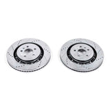 Power Stop 13-19 Ford Explorer Front Evolution Drilled & Slotted Rotors - Pair