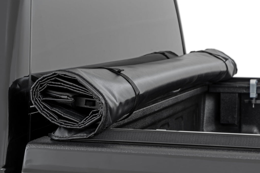 Soft Roll Up Bed Cover 6 Foot 7 Inch Bed Silverado/Sierra 1500 (00-06 & Classic) Rough Country