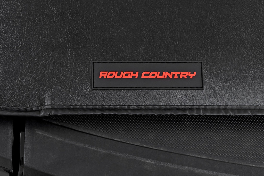 Soft Roll Up Bed Cover 6 Foot 7 Inch Bed Chevy/GMC Sierra 1500 (19-26)/Silverado 1500 (19-26) Rough Country