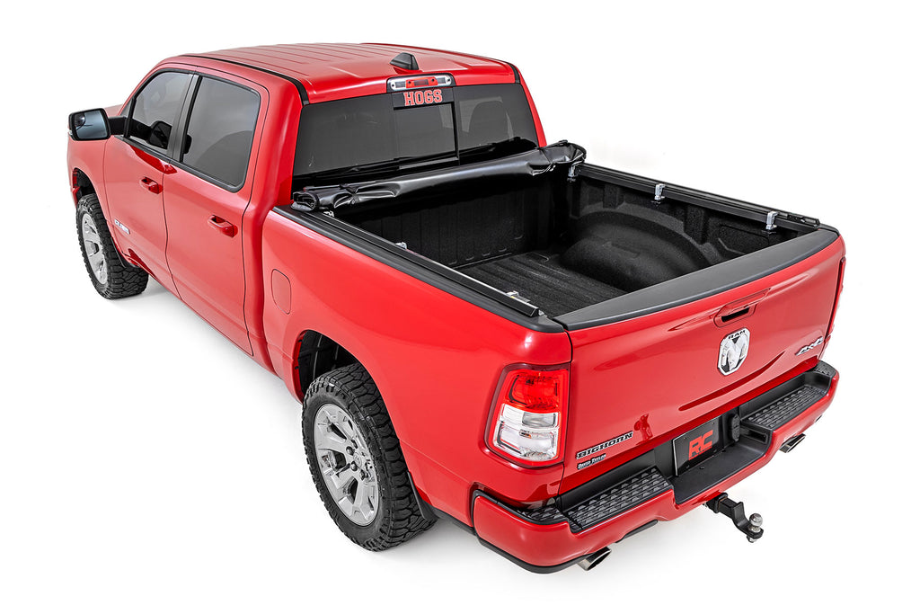 Soft Roll Up Bed Cover 5 Foot 7 Inch Bed No Rambox Ram 1500 (19-26)/1500 TRX (21-24) Rough Country