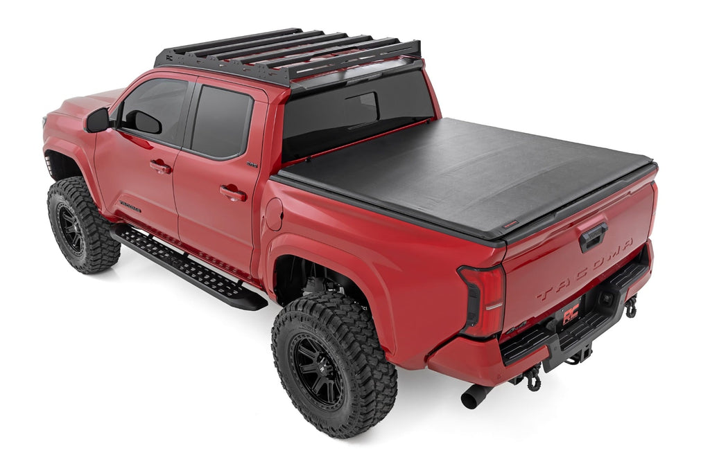 Soft Roll Up Bed Cover 5 Foot Bed Toyota Tacoma 2WD/4WD (2024-2026) Rough Country