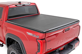Soft Roll Up Bed Cover 6 Foot 7 Inch Bed Toyota Tundra 2WD/4WD (2022-2026) Rough Country