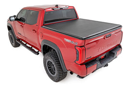 Soft Roll Up Bed Cover 6 Foot 7 Inch Bed Toyota Tundra 2WD/4WD (2022-2026) Rough Country