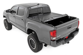 Soft Roll Up Bed Cover 5 Foot Bed Toyota Tacoma 2WD/4WD (2016-2023) Rough Country