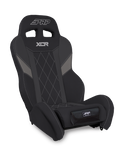 PRP XCR Suspension Seat - Black/Gray w Diamond Stitch and Front Pocket