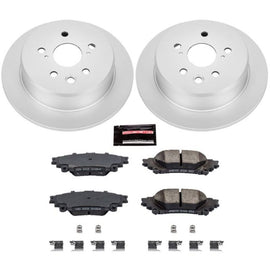 Power Stop 14-15 Lexus IS250 Rear Z17 Evolution Geomet Coated Brake Kit