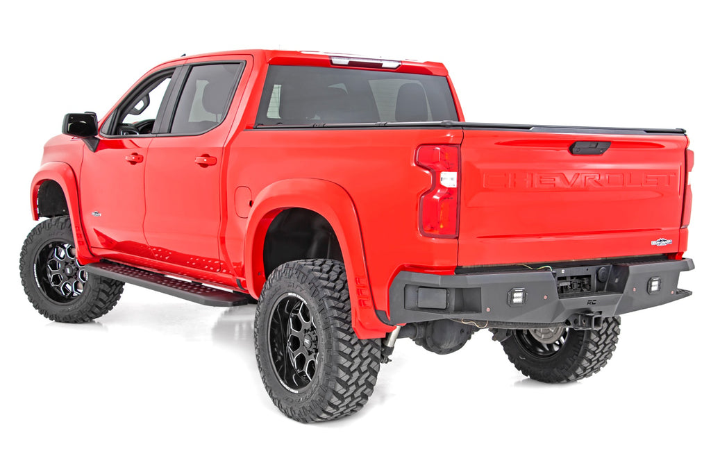 RPT2 Running Boards Crew Cab Black Silverado/Sierra 1500/2500HD/3500HD (19-26) Rough Country