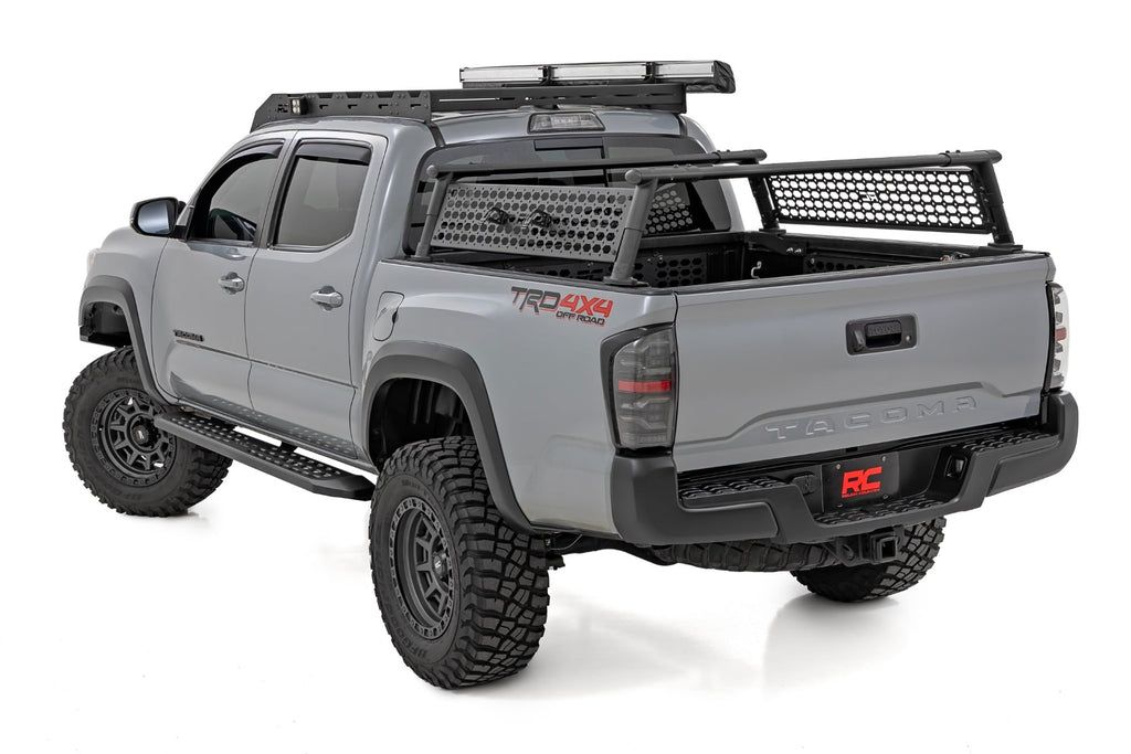 RPT2 Running Board Double Cab Black Toyota Tacoma 2WD/4WD (2016-2023) Rough Country