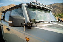 Cargar imagen en el visor de la galería, DV8 Offroad Ford Bronco 2021 Soportes colgantes para módulo de luz doble con pilar A