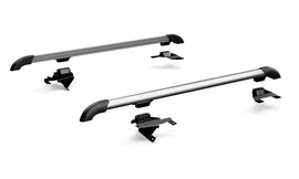 07-18 Wrangler JK 4 Door Nebo Roof Rack Main Rail Kit Silver TeraFlex