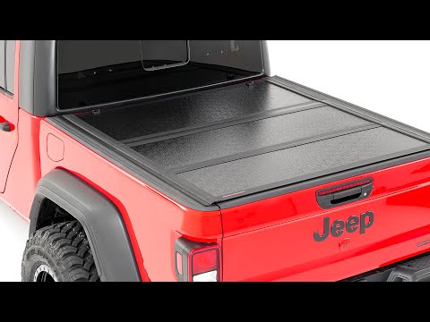 Tacoma Low Profile Hard Tri-Fold Tonneau Cover 05-15 Tacoma 5 Foot Bed Rough Country