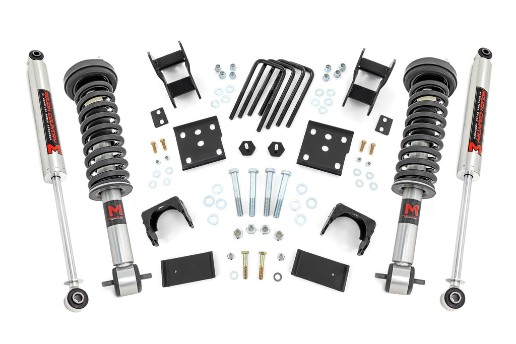 2 Inch Lowering Kit 4 Inch Rear Lowering M1 Ford F-150 4WD (2015-2026) Rough Country