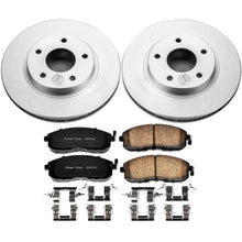 Cargar imagen en el visor de la galería, Power Stop 99-01 Nissan Maxima Front Z17 Evolution Geomet Coated Brake Kit