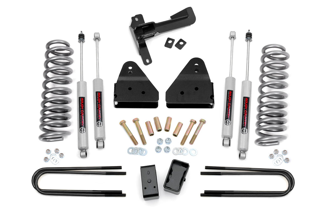3 Inch Lift Kit FR Springs Ford F-250/F-350 Super Duty 4WD (2005-2007) Rough Country
