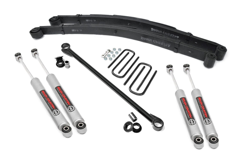 2.5 Inch Leveling Kit Leaf Spring Ford F-250/F-350 Super Duty 4WD (99-04) Rough Country