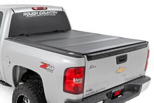 Load image into Gallery viewer, Hard Tri-Fold Flip Up Bed Cover 5 Foot 9 Inch Bed Silverado/Sierra 1500 (07-13) Rough Country
