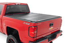 Load image into Gallery viewer, Hard Tri-Fold Flip Up Bed Cover 6 Foot 7 Inch Bed Rail Cap Silverado/Sierra 1500/2500HD/3500HD (14-19) Rough Country