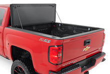 Load image into Gallery viewer, Hard Tri-Fold Flip Up Bed Cover 6 Foot 7 Inch Bed Rail Cap Silverado/Sierra 1500/2500HD/3500HD (14-19) Rough Country