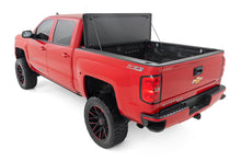 Load image into Gallery viewer, Hard Tri-Fold Flip Up Bed Cover 6 Foot 7 Inch Bed Rail Cap Silverado/Sierra 1500/2500HD/3500HD (14-19) Rough Country