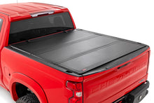 Load image into Gallery viewer, Hard Tri-Fold Flip Up Bed Cover 5 Foot 10 Inch Bed Chevy/GMC Sierra 1500 (19-26)/Silverado 1500 (19-26) Rough Country