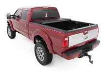 Load image into Gallery viewer, Hard Tri-Fold Flip Up Bed Cover 6 Foot 10 Inch Bed Ford F-250/F-350 Super Duty (99-16) Rough Country