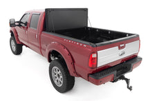 Load image into Gallery viewer, Hard Tri-Fold Flip Up Bed Cover 6 Foot 10 Inch Bed Ford F-250/F-350 Super Duty (99-16) Rough Country