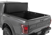 Load image into Gallery viewer, Hard Tri-Fold Flip Up Bed Cover 5 Foot 7 Inch Bed Ford F-150 (21-26)/F-150 Lightning (22-26) Rough Country