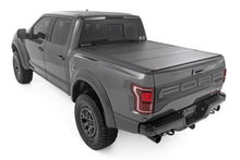 Load image into Gallery viewer, Hard Tri-Fold Flip Up Bed Cover 5 Foot 7 Inch Bed Ford F-150 (21-26)/F-150 Lightning (22-26) Rough Country