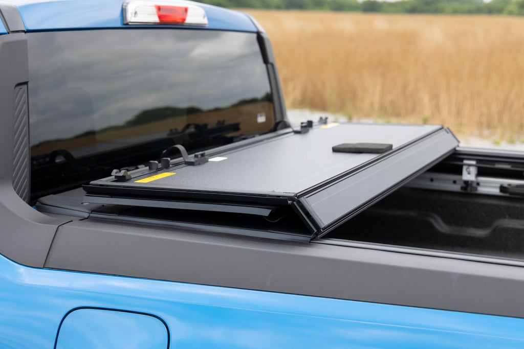Hard Tri-Fold Flip Up Bed Cover 4 Foot 6 Inch Bed Ford Maverick 2WD/4WD (22-26) Rough Country