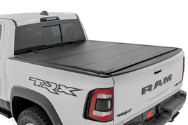 Hard Tri-Fold Flip Up Fold Bed Cover 5 Foot 7 Inch Bed Ram 1500 (19-26)/1500 TRX (21-24) Rough Country