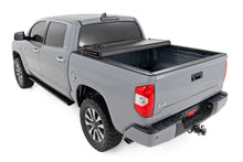 Load image into Gallery viewer, Hard Tri-Fold Flip Up Bed Cover 5 Foot 7 Inch Bed Toyota Tundra 2WD/4WD (07-21) Rough Country