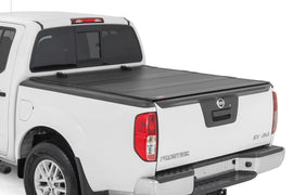 Hard Tri-Fold Flip Up Bed Cover 5 Foot Bed Nissan Frontier 2WD/4WD (05-21) Rough Country