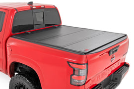 Hard Tri-Fold Flip Up Bed Cover 5 Foot Bed Nissan Frontier 2WD/4WD (22-26) Rough Country