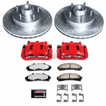 Cargar imagen en el visor de la galería, Power Stop 98-02 Ford Ranger Front Z36 Truck &amp; Tow Brake Kit w/Calipers