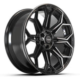 4PLAY Gen3 4P83 24x10 6x5.5 & 6x135mm 18et in Gloss Black