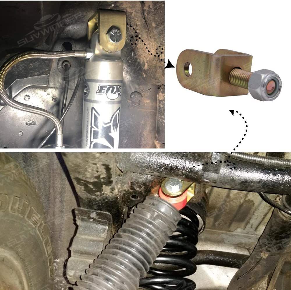 Shock Stem Eliminators | Front Stem to Eyelet Conversion Kit | Jeep Cherokee / Comanche / Grand Cherokee / Wrangler