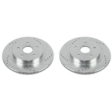 Cargar imagen en el visor de la galería, Power Stop 15-18 Subaru Legacy Rear Evolution Drilled &amp; Slotted Rotors - Pair
