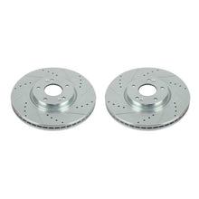 Cargar imagen en el visor de la galería, Power Stop 07-12 Hyundai Veracruz Front Evolution Drilled &amp; Slotted Rotors - Pair